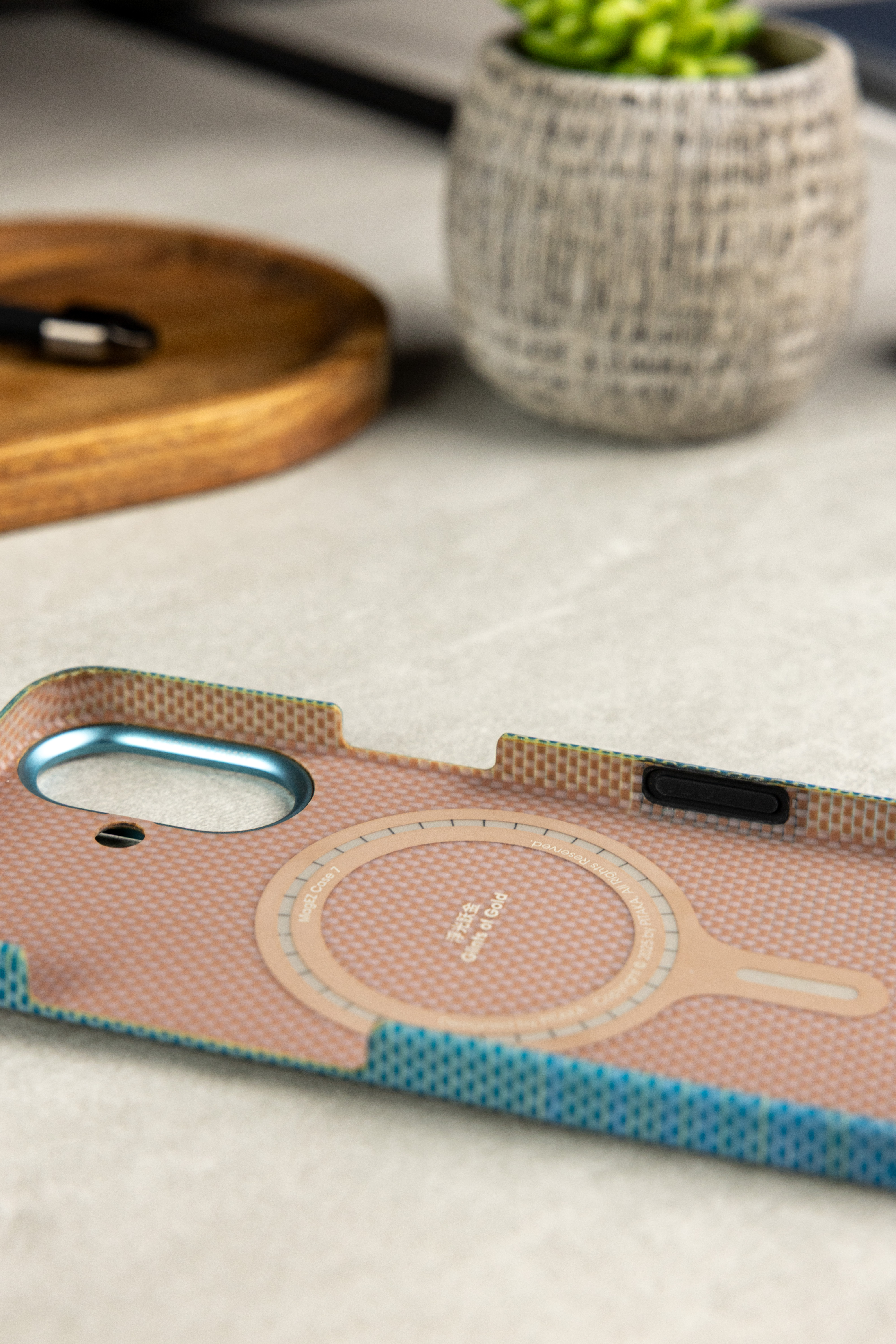 Чохол Pitaka Ultra-Slim PitaTap на iPhone 17 Lucid Blue - 5